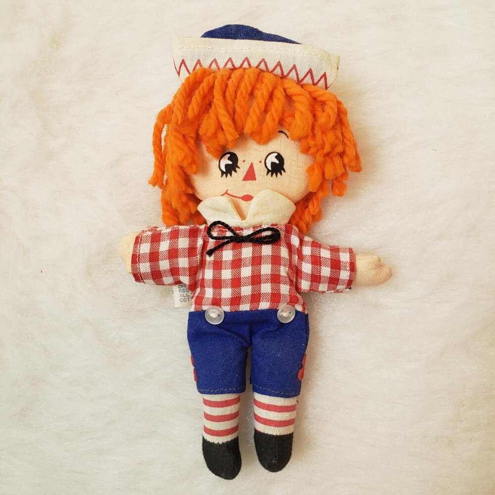 Vintage Knickerbocker Hallmark Raggedy Andy Collectible Children's Toy Doll